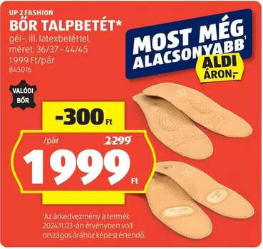 Up - BÖR TALPBETÉT*