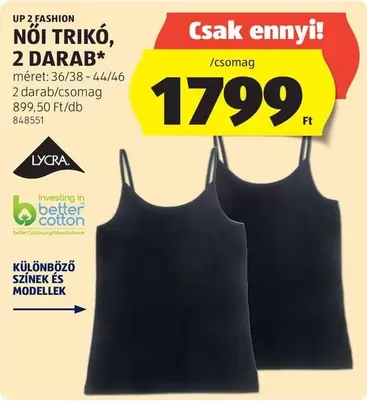 Up - NŐI TRIKÓ, 2 DARAB