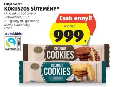 KÓKUSZOS SÜTEMÉNY