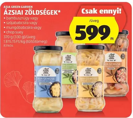 ÁZSIAI ZÖLDSÉGEK