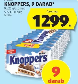 KNOPPERS, 9 DARAB*