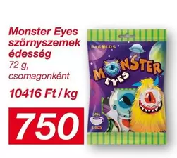 Monster Eyes szörnyszemek édesség