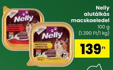 alutálkás macskaeledel