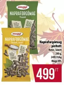 Napraforgómag pirított