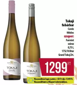 Tokaji fehérbor