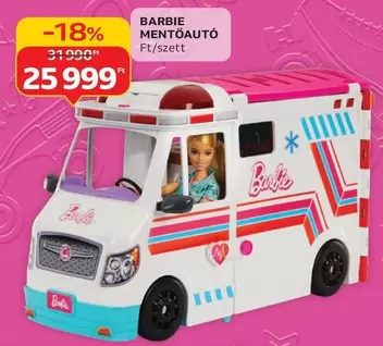 Barbie - MENTŐAUTÓ
