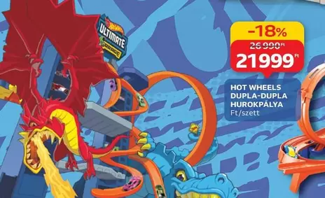 Hot Wheels - DUPLA-DUPLA HUROKPÁLYA