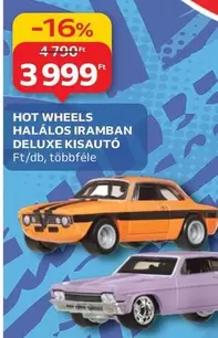 Hot Wheels - HALÁLOS IRAMBAN DELUXE KISAUTÓ