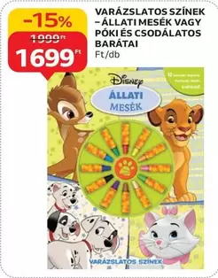 Disney - VARÁZSLATOS SZÍNEK - ÁLLATI MESÉK VAGY PÓKI ÉS CSODÁLATOS BARÁTAI