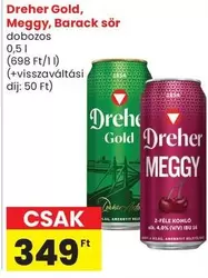 Gold, Meggy, Barack sör