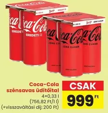 Coca Cola - szénsavas üdítőital