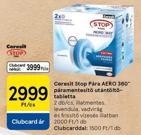 Stop Pára AERO 360° páramentesítő utántöltő-tabletta