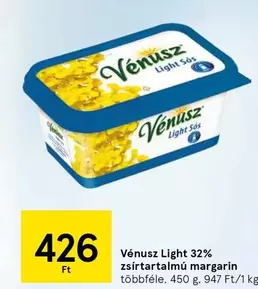 Light 32% zsírtartalmú margarin