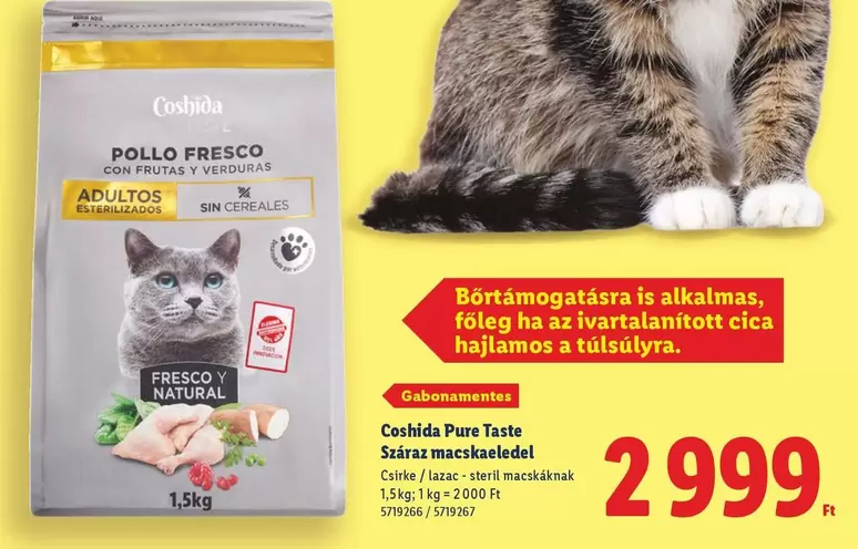 Cica - Pure Taste Száraz macskaeledel