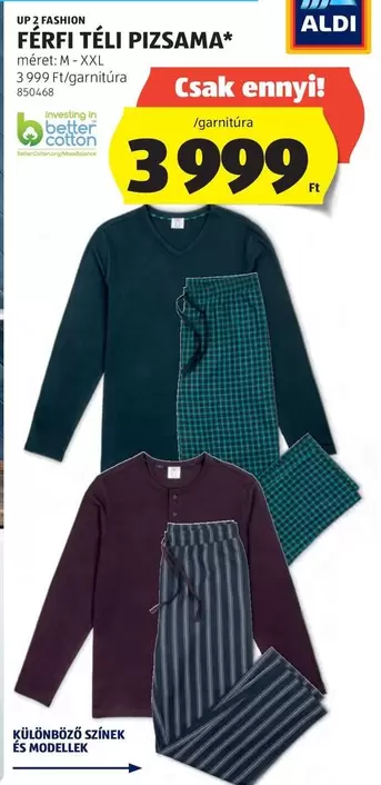 Up - FÉRFI TÉLI PIZSAMA