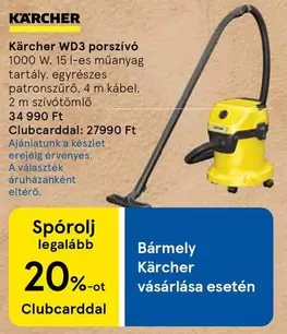 WD3 porszívó