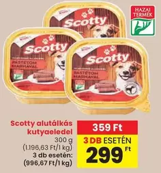 alutálkás kutyaeledel