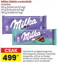 táblás csokoládé