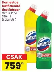 fertőtlenítő tisztítószer