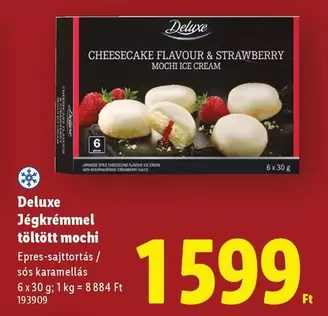 Jégkrémmel töltött mochi