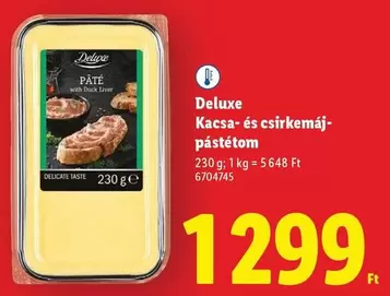 Kacsa- és csirkemáj-pástétom
