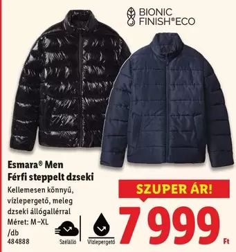 Férfi steppelt dzseki