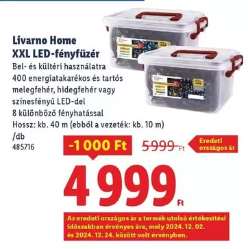 Xxl - XXL LED-fényfüzér