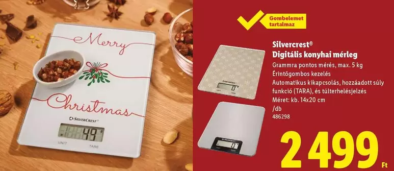 Digitális konyhai mérleg