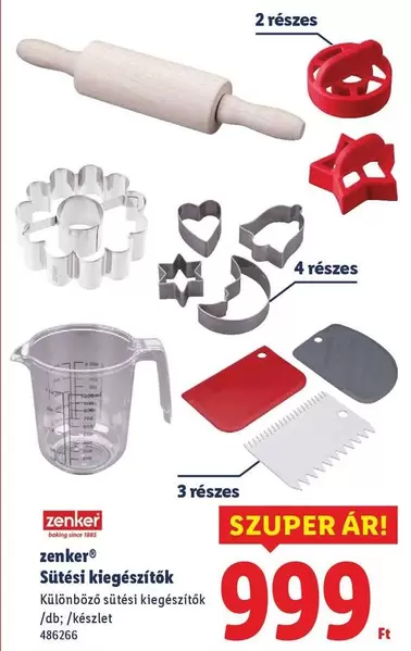 Sütési kiegészítők