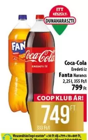 Coca Cola - Eredeti iz
Fanta Narancs