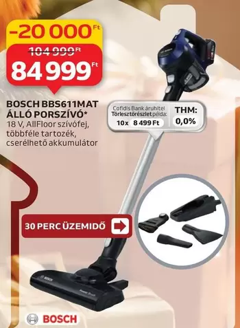 Bosch - BBS611MAT ÁLLÓ PORSZÍVÓ