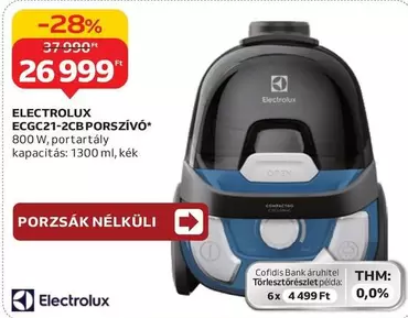 Electrolux - ECGC21-2CB PORSZÍVÓ