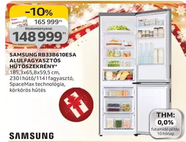 RB33B610ESA ALULFAGYASZTÓS HŰTŐSZEKRÉNY