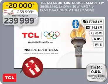 65C6K QD-MINI GOOGLE SMART TV