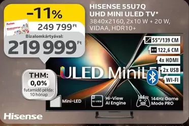 55U7Q UHD MINI ULED TV