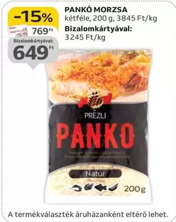 PANKÓ MORZSA
