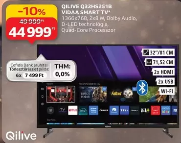 Q32HS251B VIDAA SMART TV