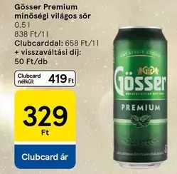 Premium minőségi világos sör