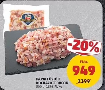 FÜSTÖLT KOCKÁZOTT BACON