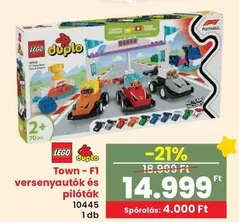Lego - Town - F1 versenyautók és pilóták