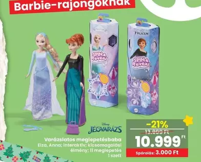 Frozen - Varázslatos meglepetésbaba