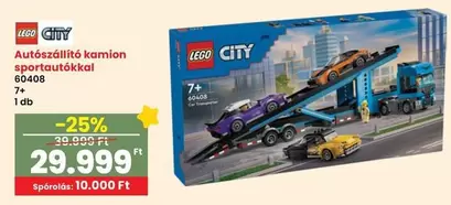 Lego - Autószállító kamion sportautókkal 60408