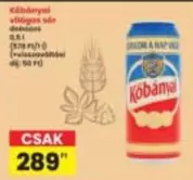 világos sör dobozos