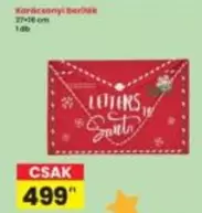 Karácsonyi boríték