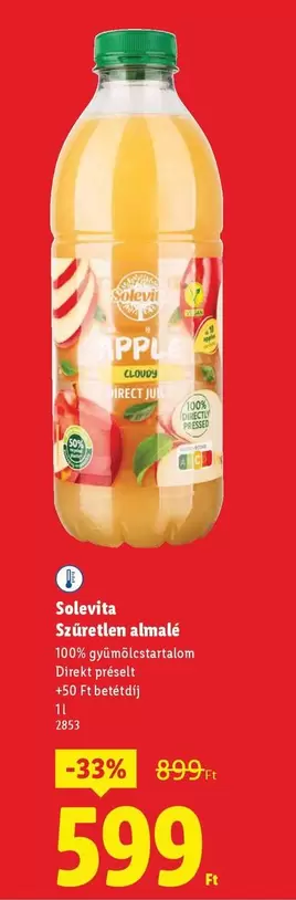 Apple - Szűretlen almalé