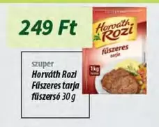 Fűszeres tarja fűszersó