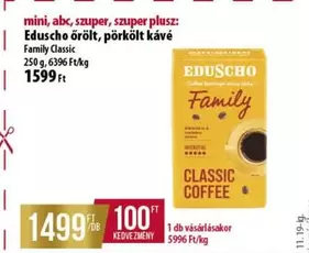 Eduscho őrölt, pörkölt kávé