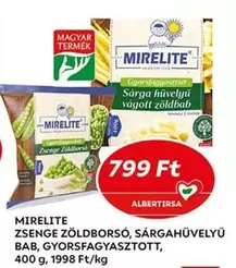 ZSENGE ZÖLDBORSÓ, SÁRGAHÜVELYÜ BAB, GYORSFAGYASZTOTT