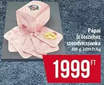 Íz összehoz szendvicssonka