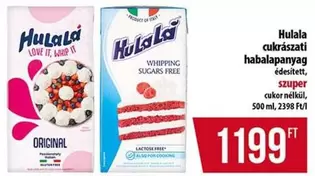 cukrászati habalapanyag